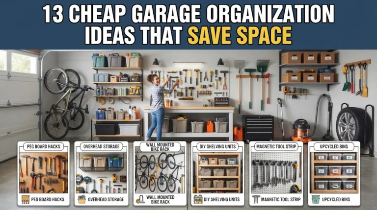 13 Cheap Garage Organization Ideas That Save Space