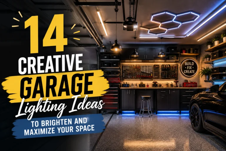 14 Creative Garage Lighting Ideas to Brighten Space