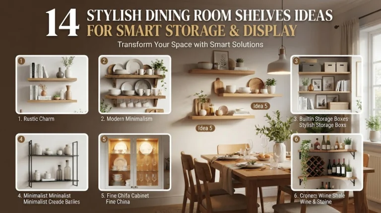 14 Stylish Dining Room Shelves Ideas for Smart Storage & Display
