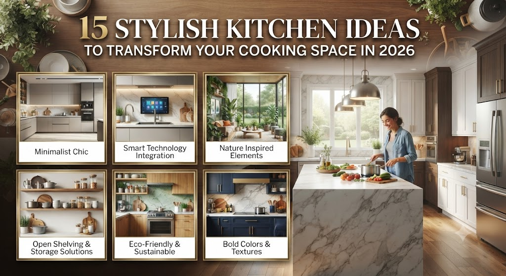 15 Stylish Kitchen Ideas to Transform Your Cooking Space