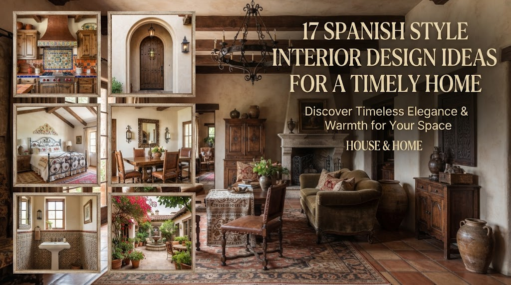 17 Spanish Style Interior Design Ideas for a Timeless Home