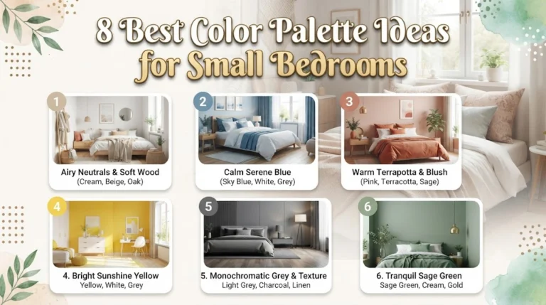8 Best Color Palette Ideas for Small Bedrooms