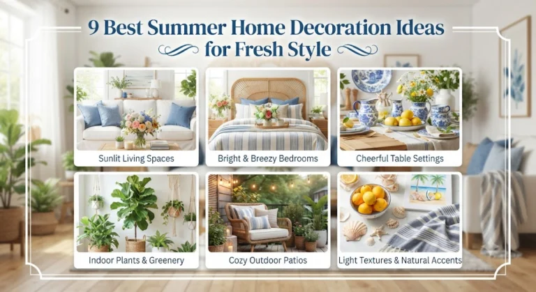 9 Best Summer Home Decoration Ideas for Fresh Style