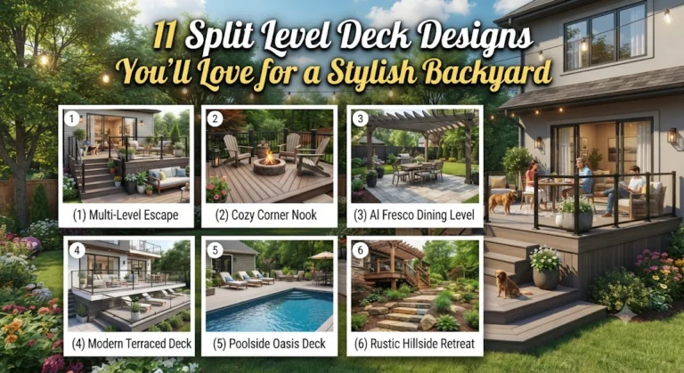 11 Split Level Deck Designs You'll Love for a Stylish Backyard