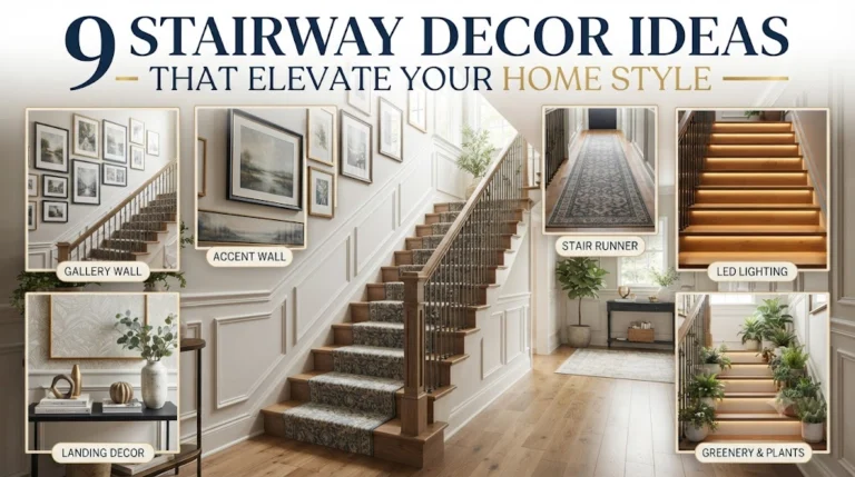 9 Stairway Decor Ideas That Elevate Your Home Style