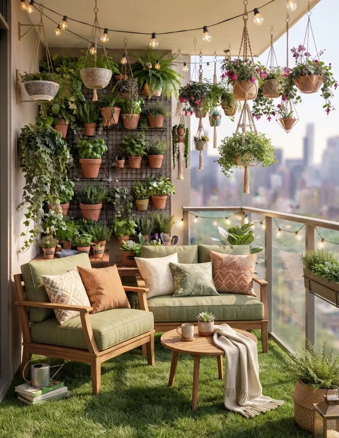 Add Artificial Grass for a Garden Feel