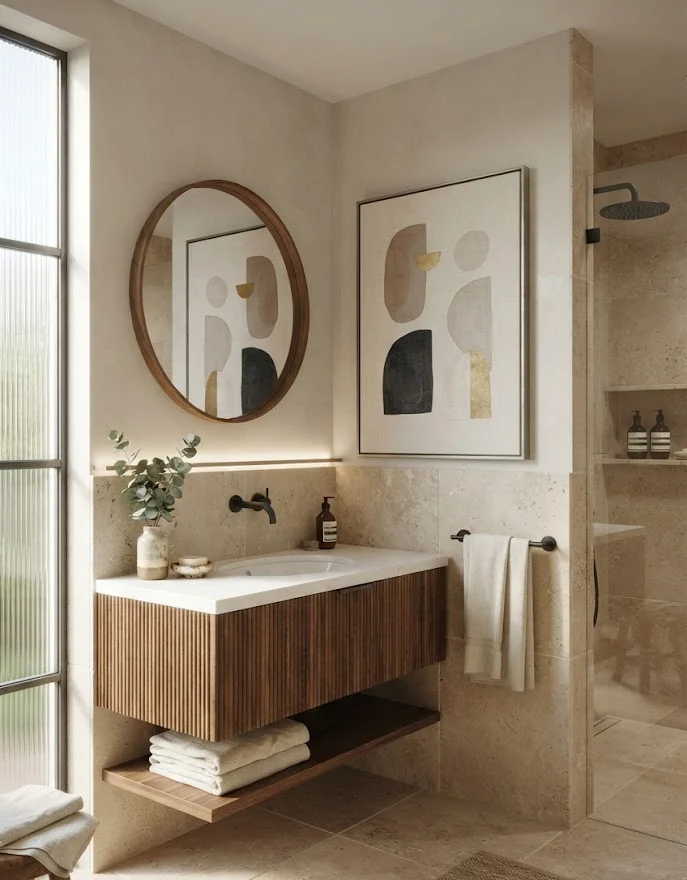 Add Dimension with Textured Wall Art