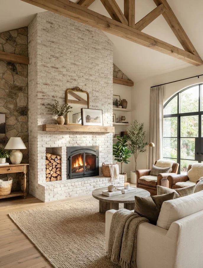 Add Natural Stone and Brick Accents