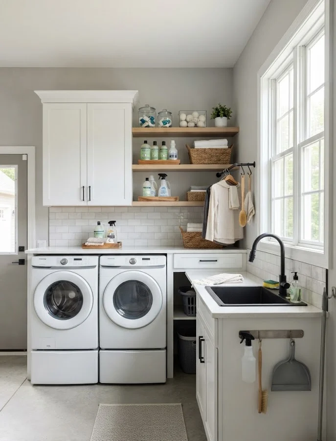 Add a Deep Utility Sink for Everyday Convenience
