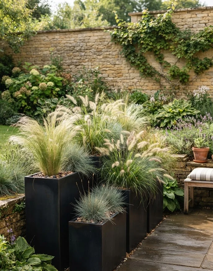 Architectural Metal Planters