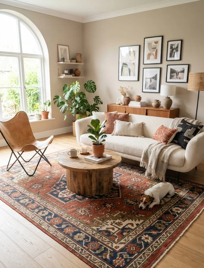 Bold Patterned Rug