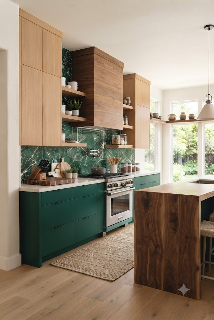 Colorful Kitchen Cabinets