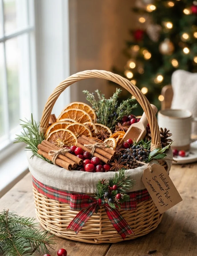Cozy Seasonal Simmer Pot Gift Basket