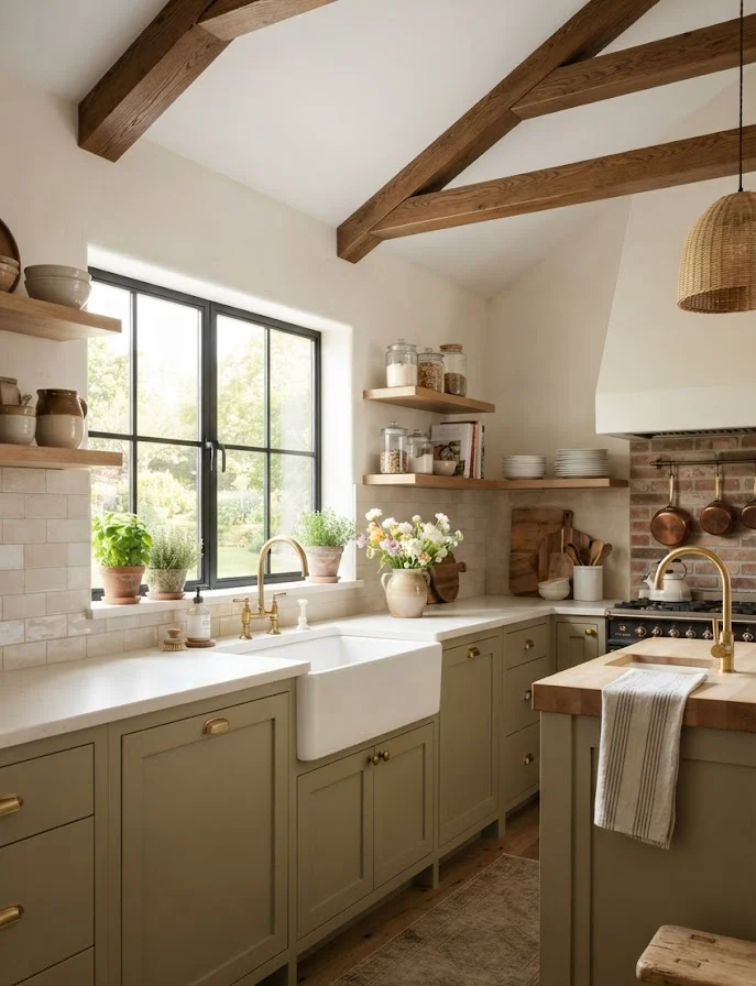 Create Warmth With a Farmhouse Kitchen
