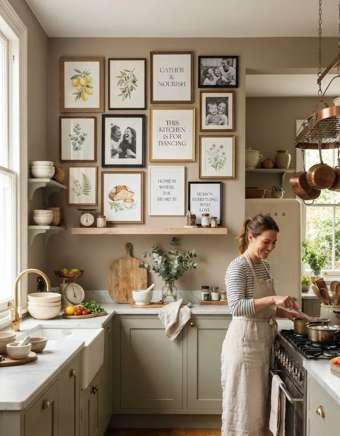 Create a Personalized Kitchen Gallery Wall