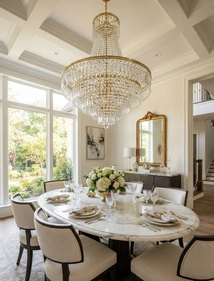 Kitchen Layout with Dining Area