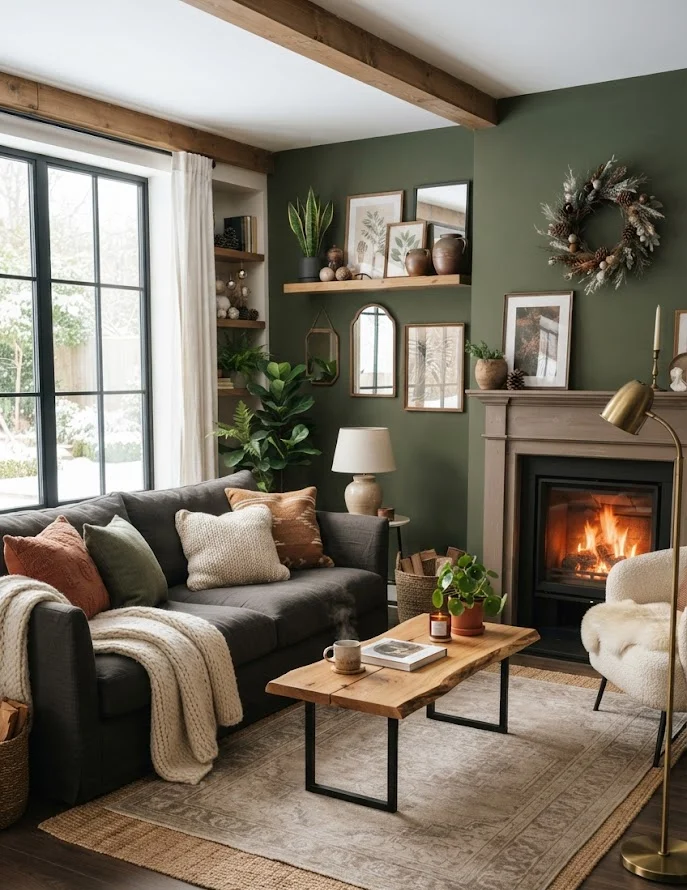 Decorate with Earthy Winter Color Palettes