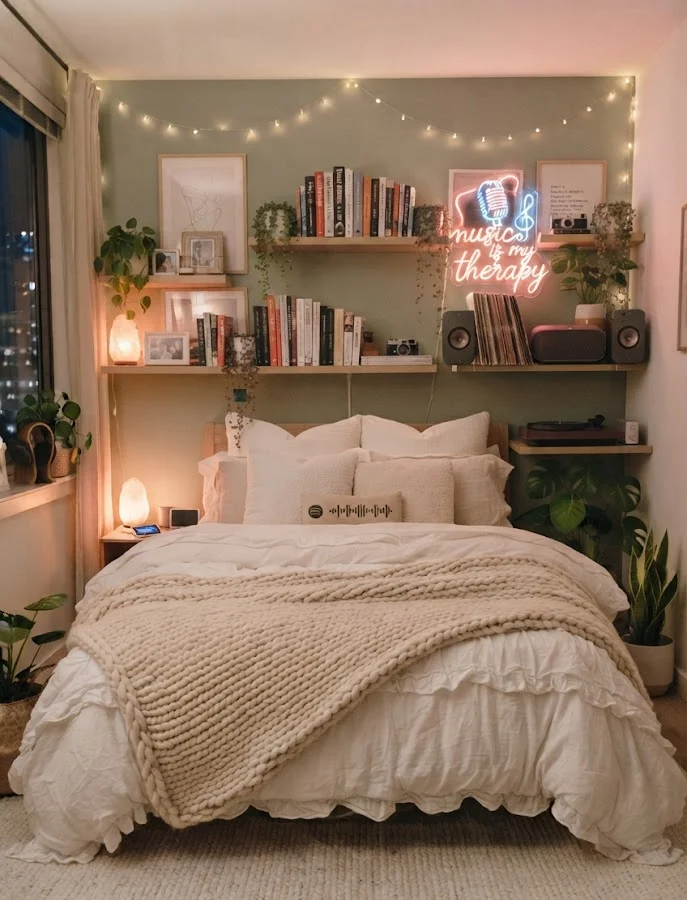 Decorate with Floating Shelves