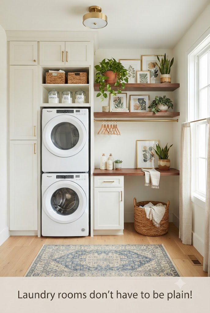 Decorate with Greenery and Wall Art