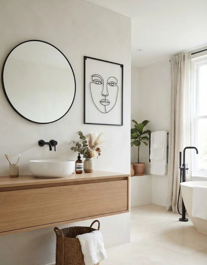 Decorate with Modern Line Art and Face Illustrations