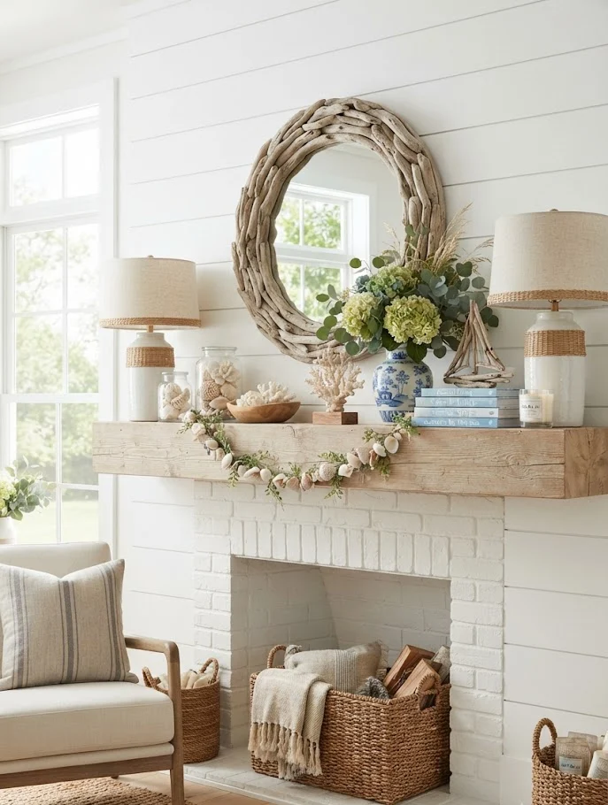 Design a Coastal-Inspired Mantel