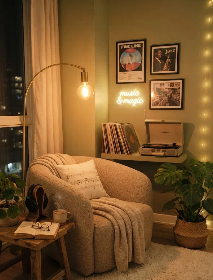 Design a Cozy Listening Corner