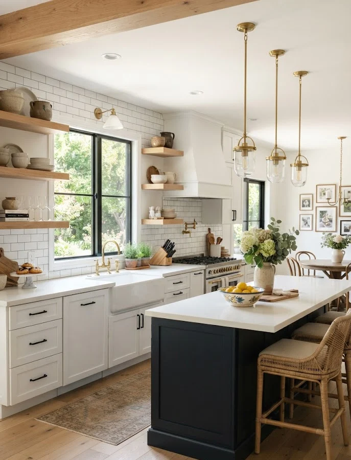 Farmhouse-Style Kitchen