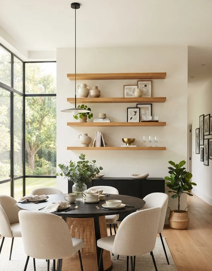 Floating Wooden Shelves