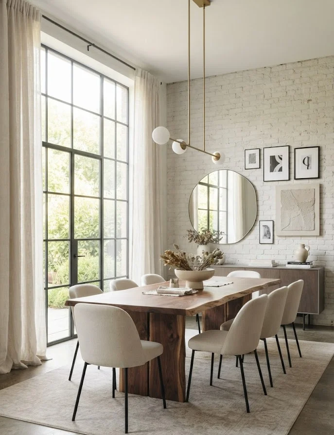 Floor-to-Ceiling Linen Curtains