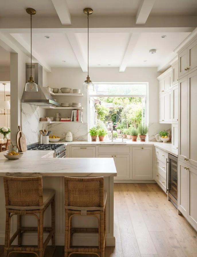 G-Shaped Kitchen Layout