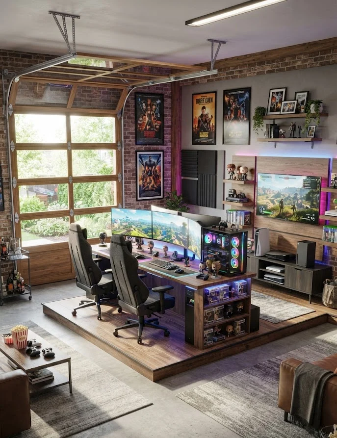 Gaming Garage Man Cave