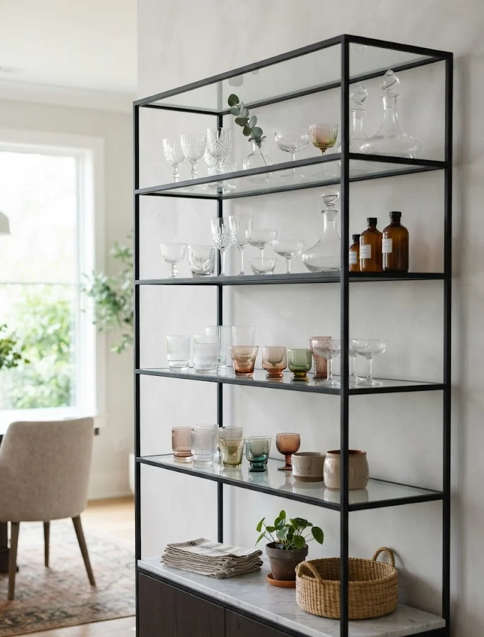 Glass Display Shelves