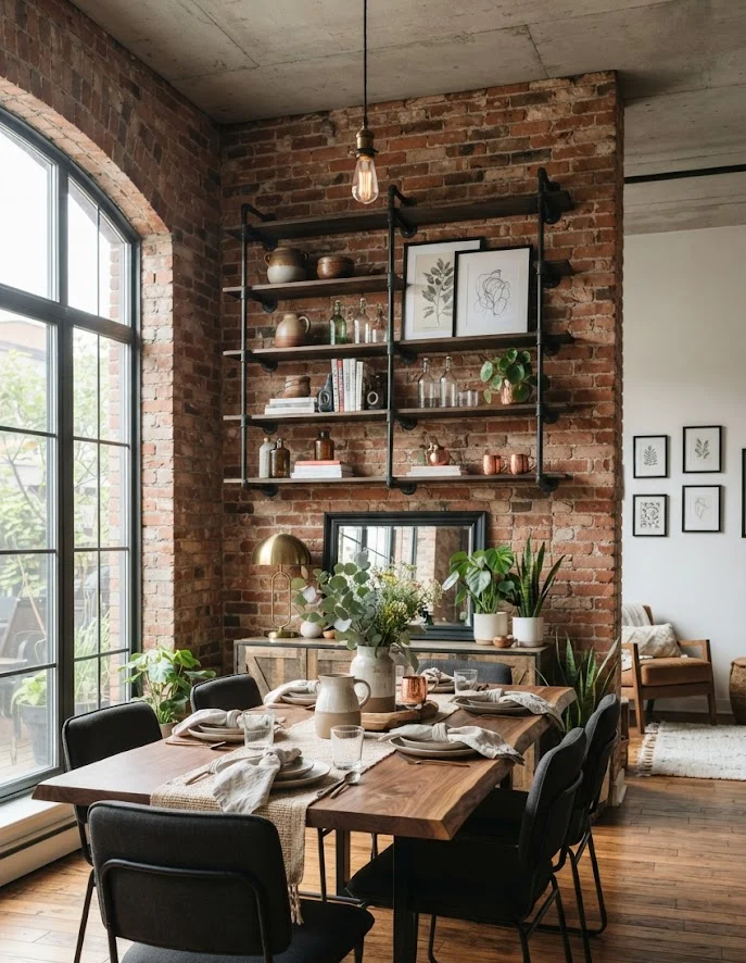 Industrial Pipe Shelves