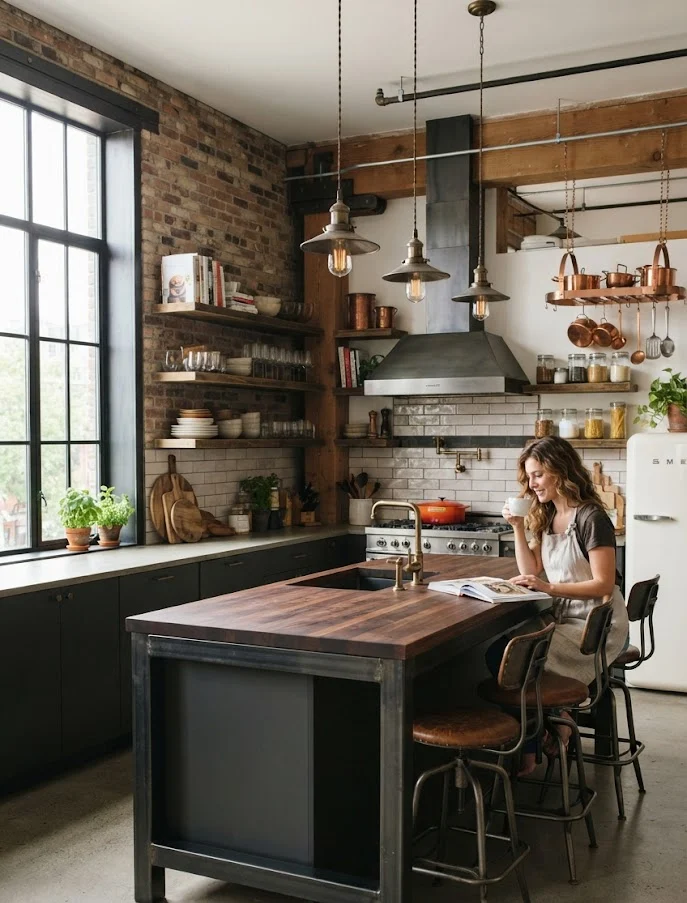 Industrial-Style Kitchen Design