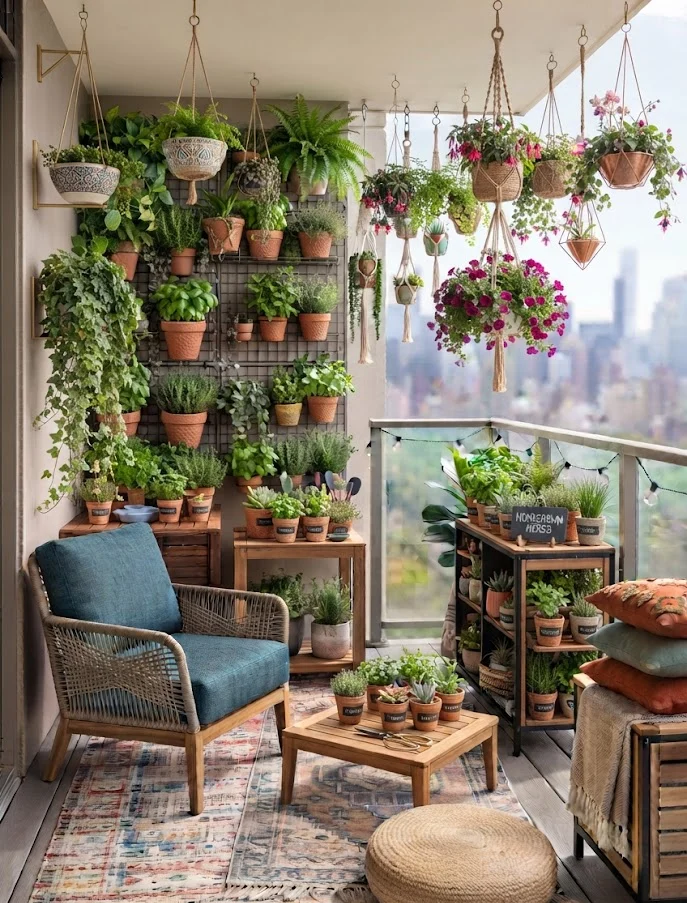 Install Hanging Planters