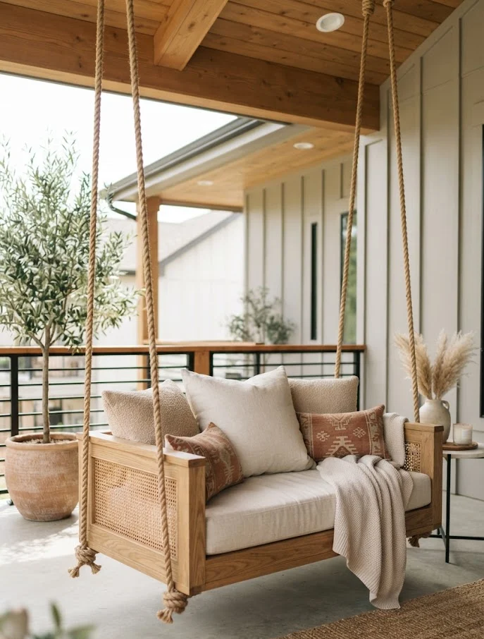 Install a Classic Hanging Porch Swing