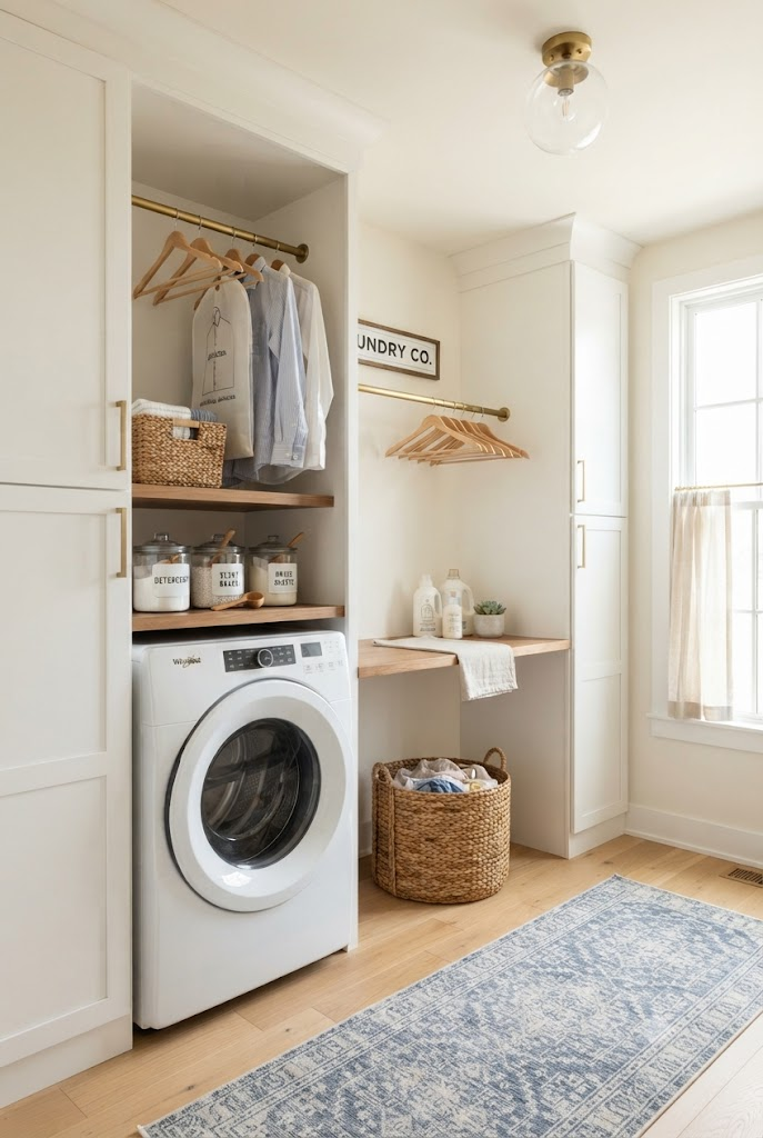 Install a Hanging Rod for Air-Drying