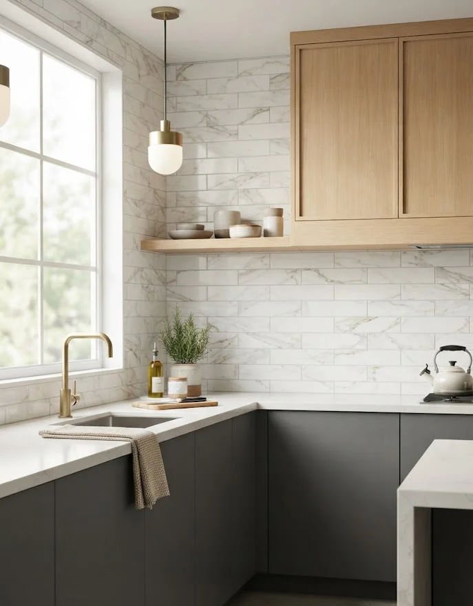 Install a Stylish Backsplash That Becomes a Focal Point