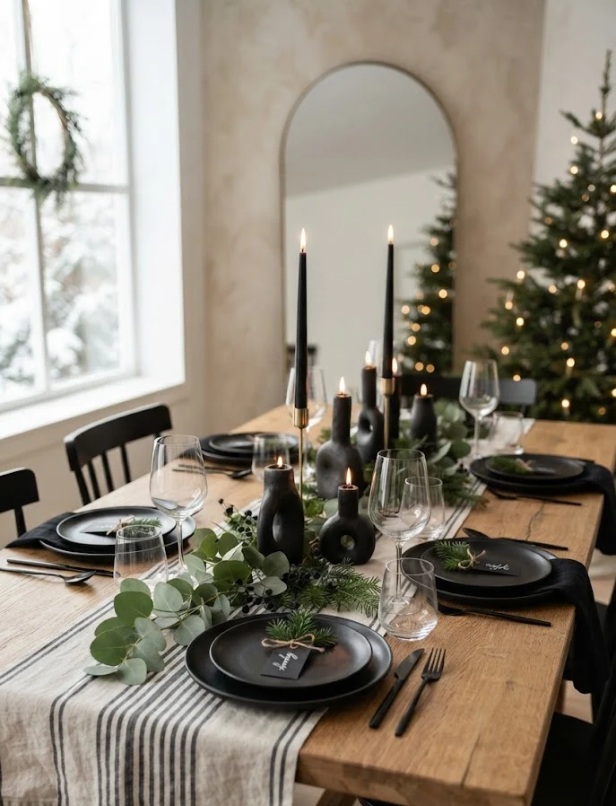 Keep It Elegant with a Monochrome Minimalist Tablescape