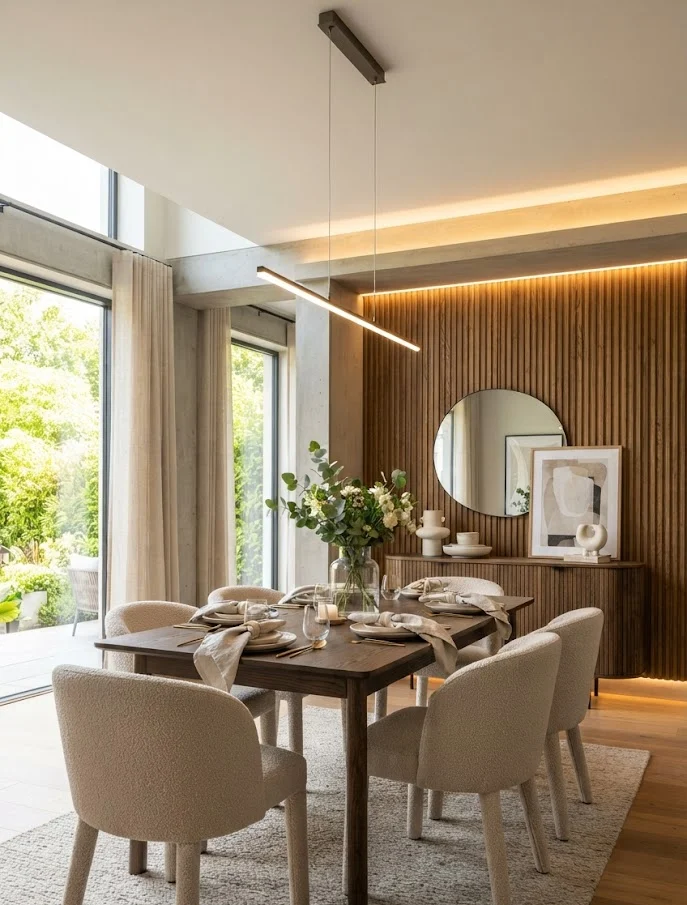 LED Strip and Accent Lighting for Modern Depth