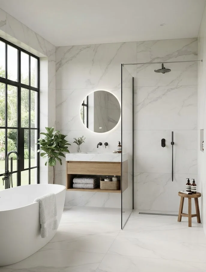 Large Format Tile Installations