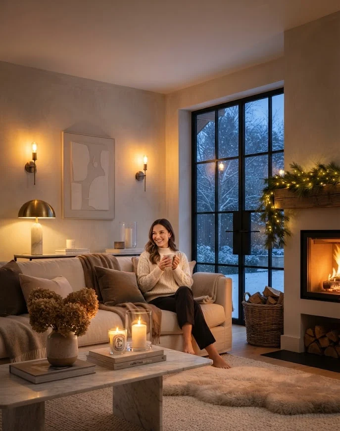 Layer Warm Lighting for a Cozy Atmosphere