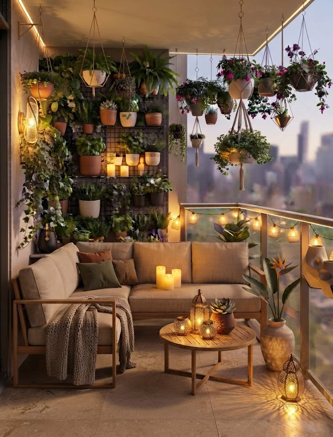 Layer Your Balcony Lighting