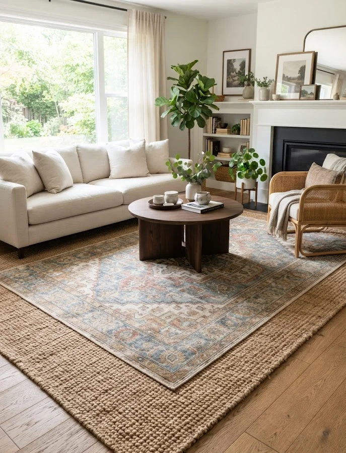 Layered Rug Design
