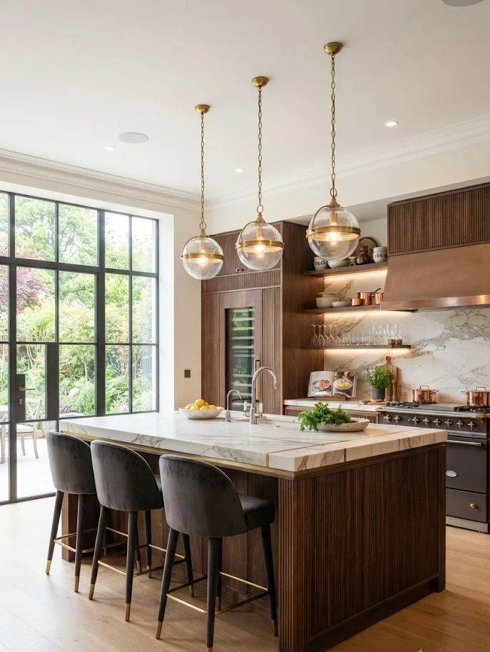 Luxury Lighting Kitchen Design