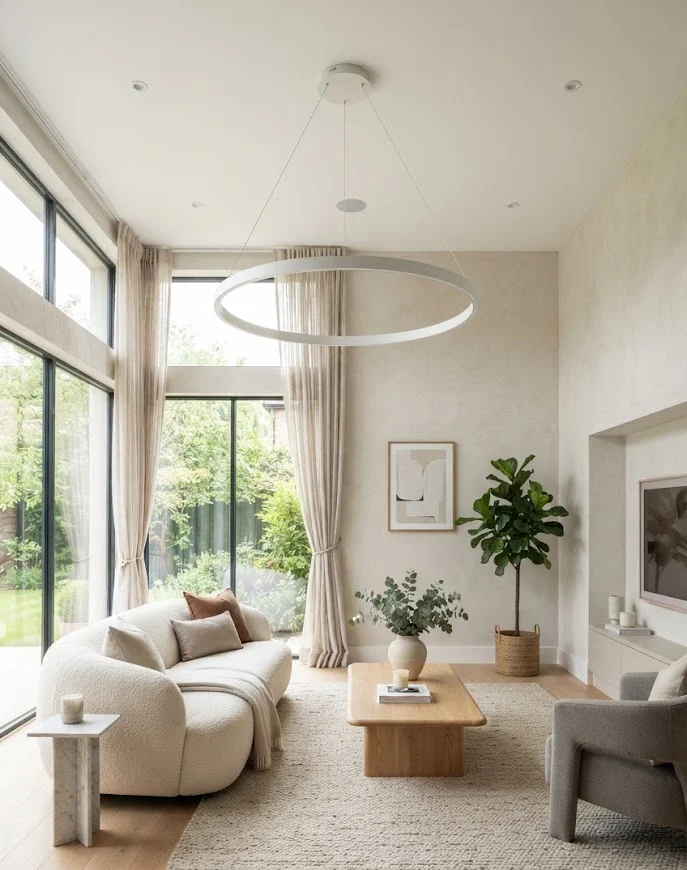 Minimalist LED Ring Ceiling Lights