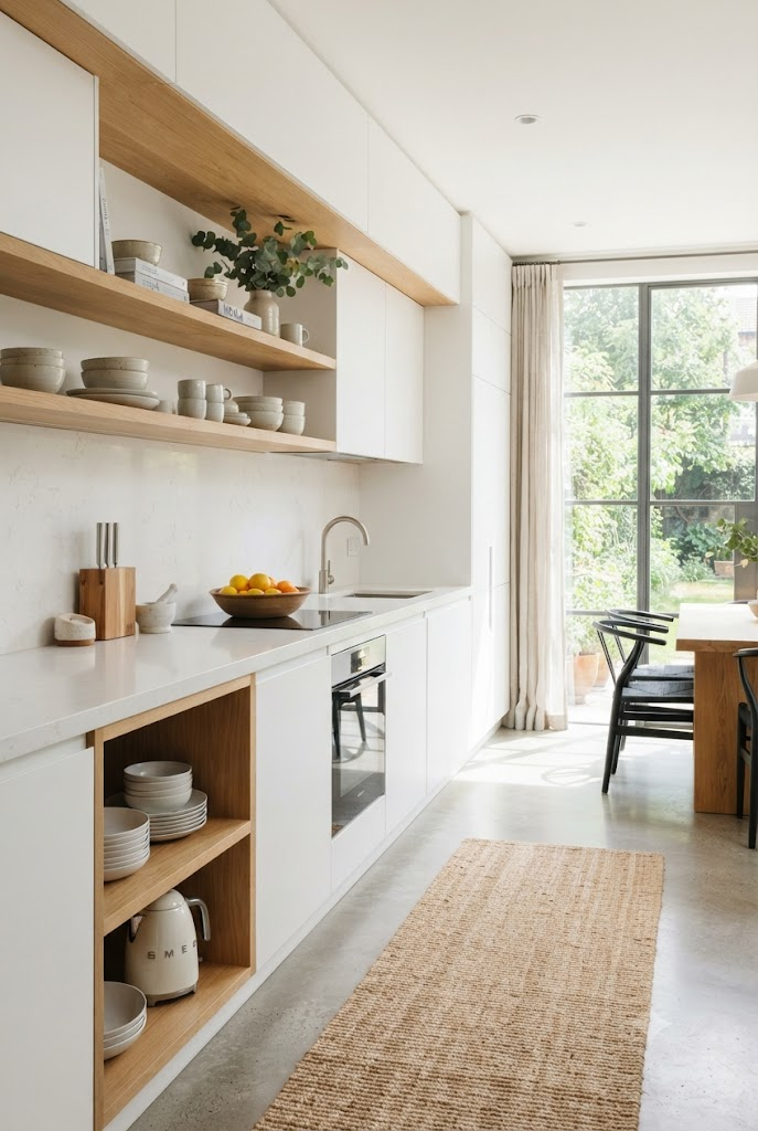 Modern Minimal Kitchen Layout