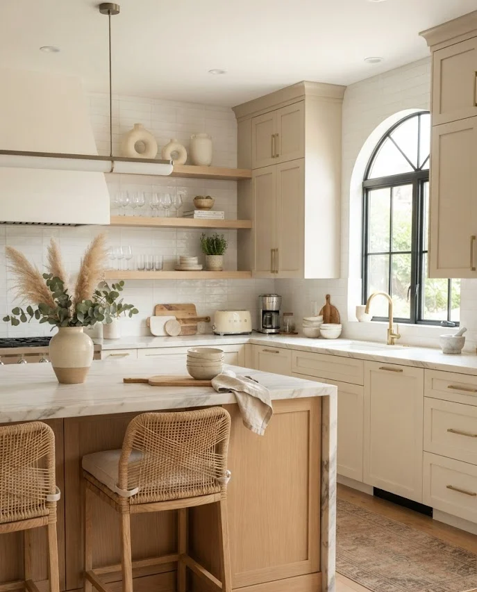Neutral Color Kitchen Decor for Timeless Appeal