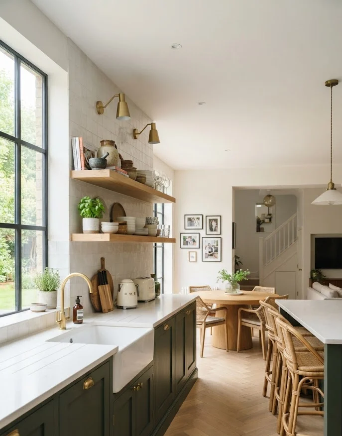 Open Shelving Kitchen Design