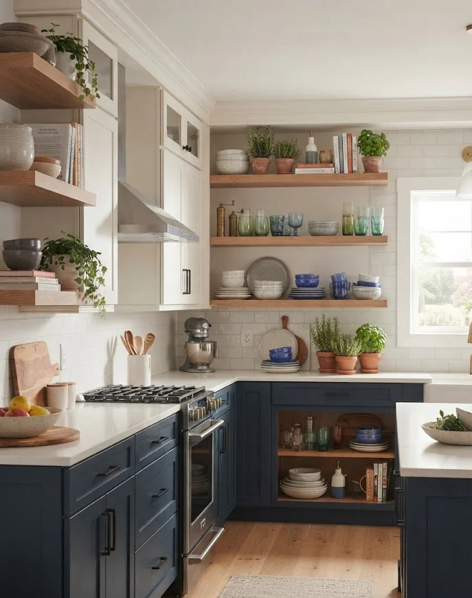 Remove Cabinet Doors for Open Display Storage